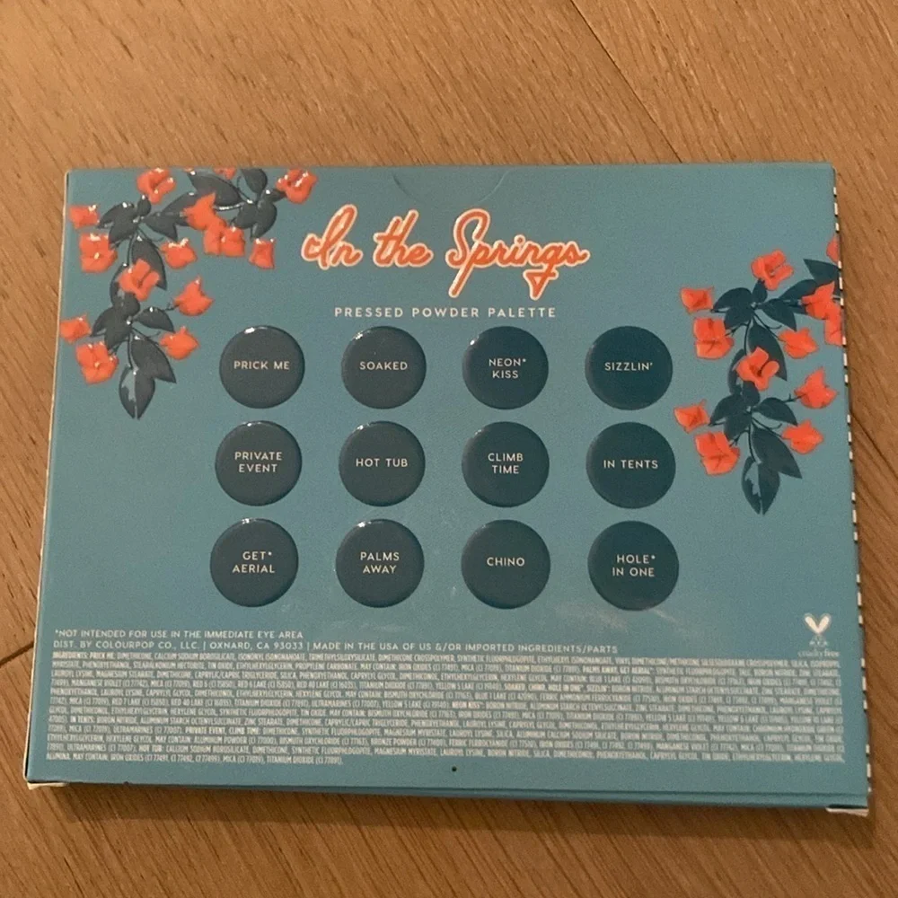 COLOURPOP In The Springs Palette